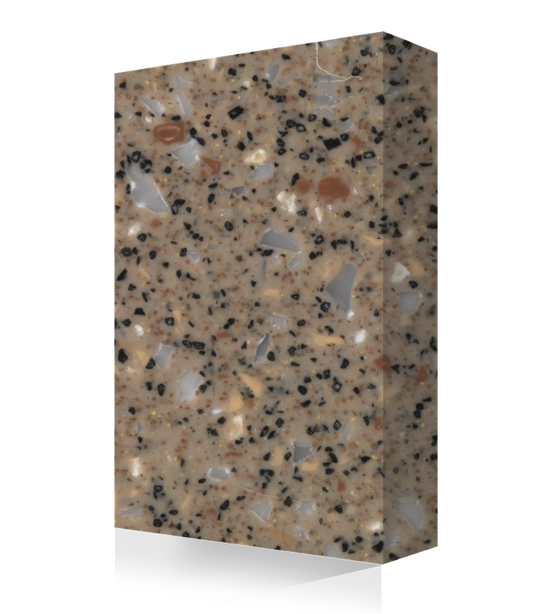 Brown Rivers edge Kitchen Worktop