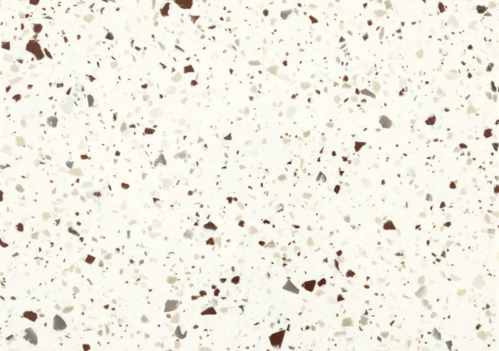 Terrazzo Nuvola White Coloured Kitchen Worktops