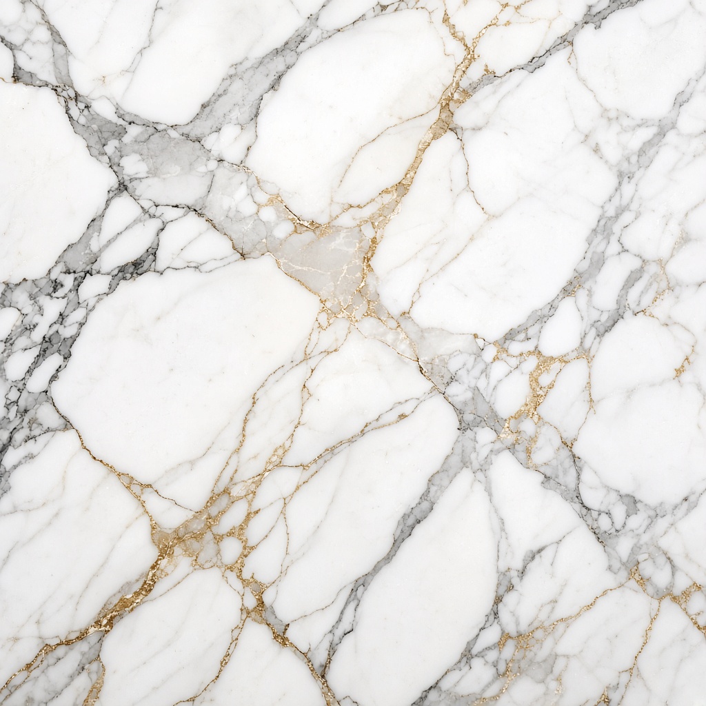 Calacatta-look Corinth Stone slab with bold veining